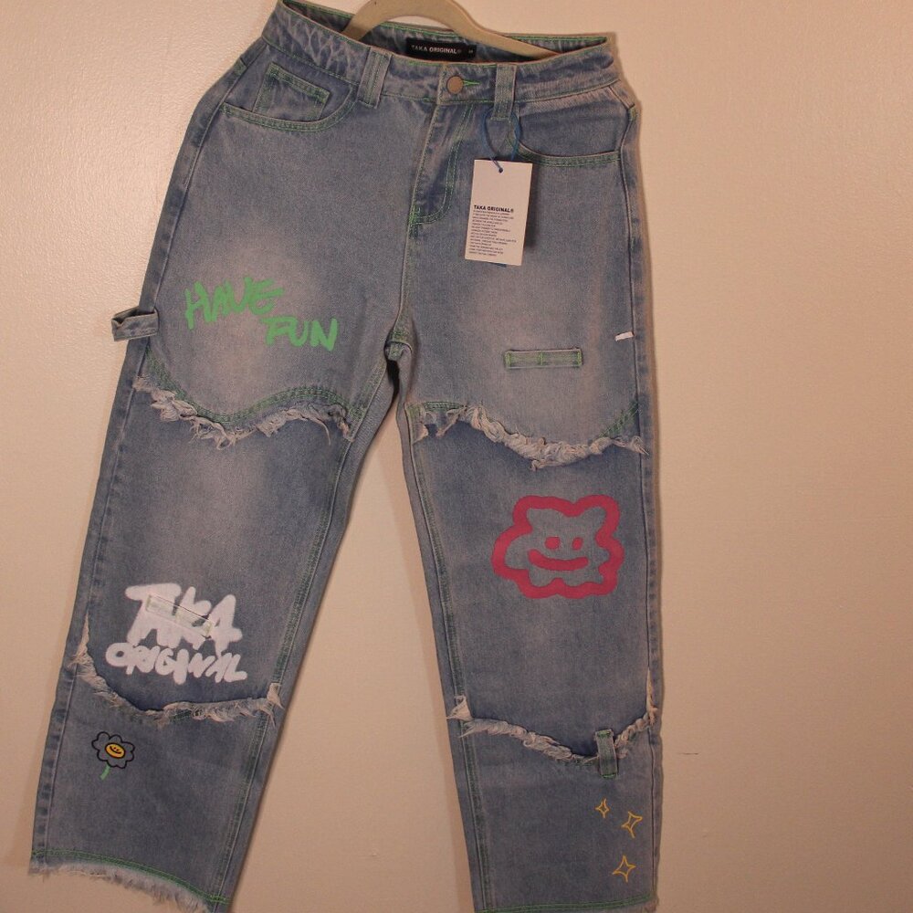Taka Original | daisy relax fit low-rise jeans (size S)